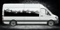 Preview: 46363 Wald und Berglandschaft Silhouette Aufkleber Camper Van Mein-Motiv